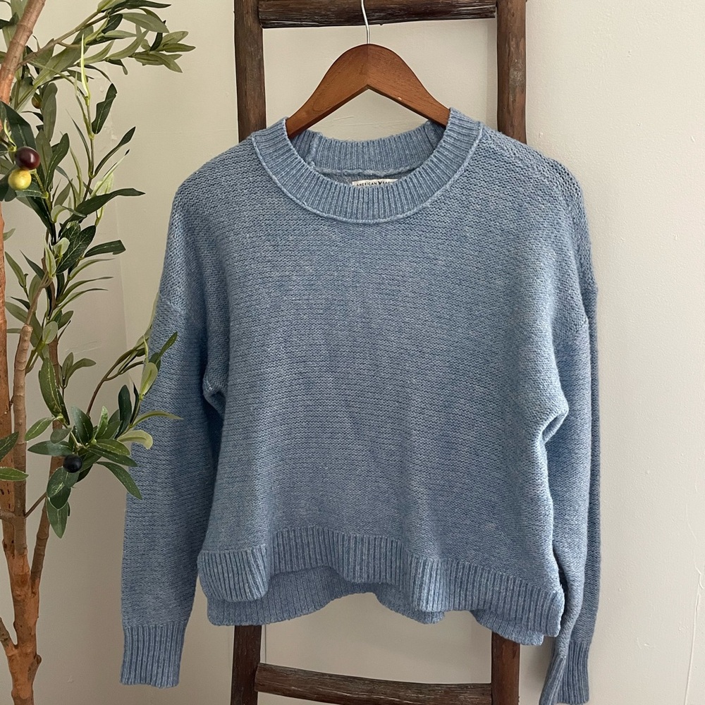 American eagle blue sweater